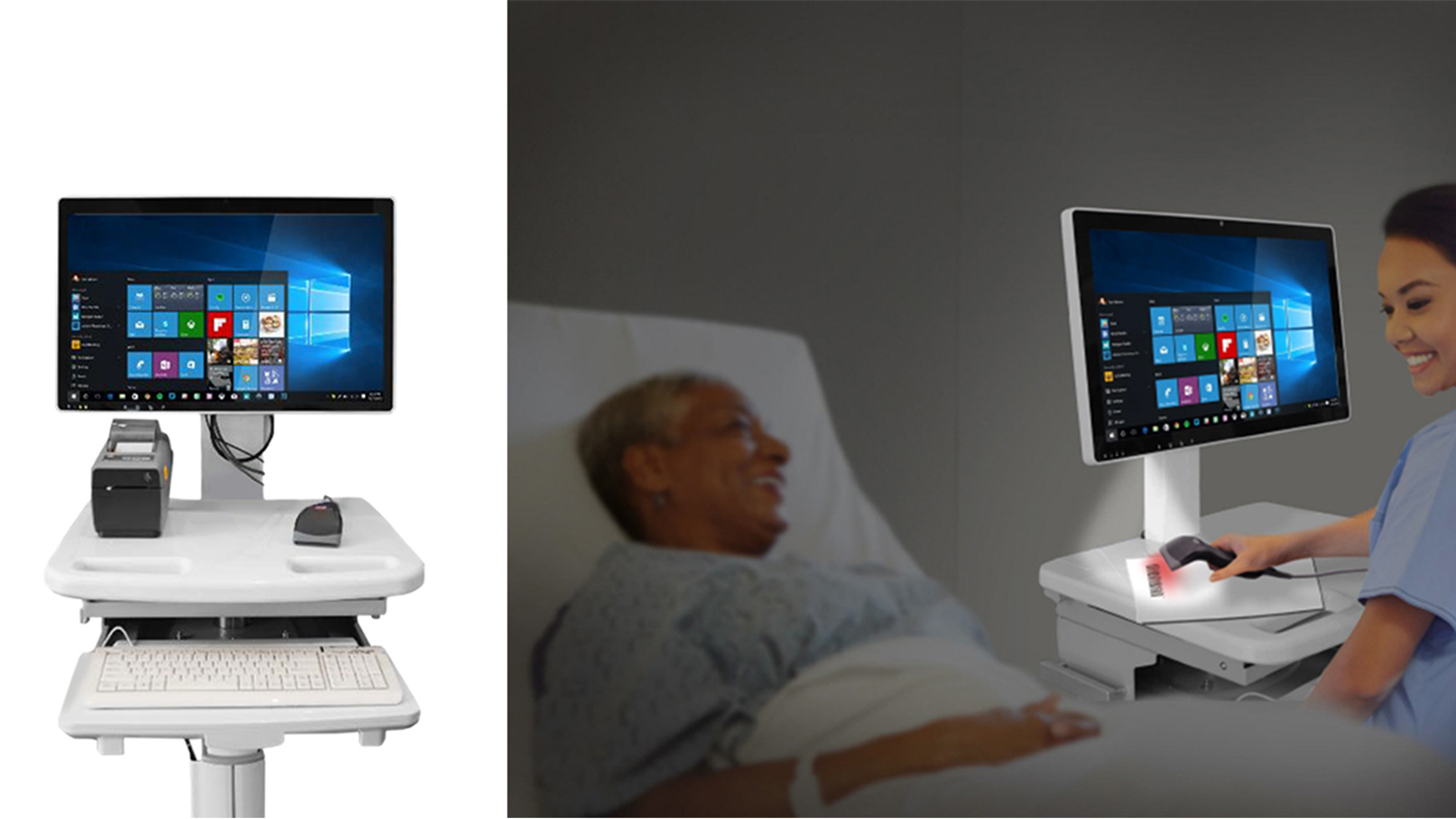 Medical cart computer