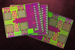 A millimeter-sized ID chip integrates a cryptographic processor, an antenna array that transmits data in the high terahertz range and photovoltaic diodes for power. A millimeter-sized ID chip integrates a cryptographic processor, an antenna array that transmits data in the high terahertz range and photovoltaic diodes for power.