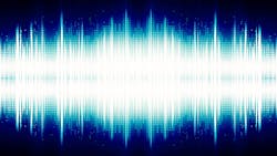 Sound waves illustration Sound waves illustration