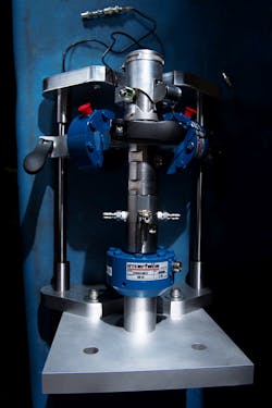 The first restartable rocket engine. The first restartable rocket engine.