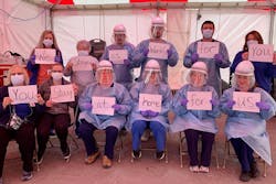 WVU Medicine employees send an important message to the community they serve. WVU Medicine employees send an important message to the community they serve.