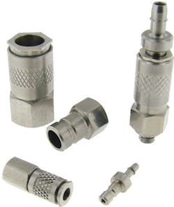 Quick disconnects come in many configurations to fit a broad range of applications. Quick disconnects come in many configurations to fit a broad range of applications.