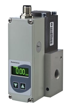 The SentronicPlus (Series 614) proportional pressure control valve is available with the integrated IO-Link communications.