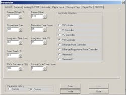 Data Acquisition Software (DaS) can adapt the proportional valve’s settings to a specific application, simplifying configuration and setup. Data Acquisition Software (DaS) can adapt the proportional valve’s settings to a specific application, simplifying configuration and setup.