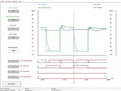 The digital oscilloscope, one of the features available in the data acquisition software, helps visualize the performance of the valve and understand potential impacts in the application.