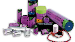Industrial-grade lithium-ion batteries come in a variety of sizes and capabilities, such as these from Tadiran Batteries.