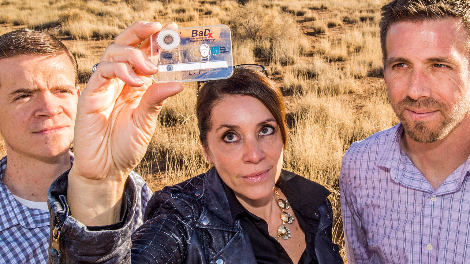 Sandia's anthrax detector