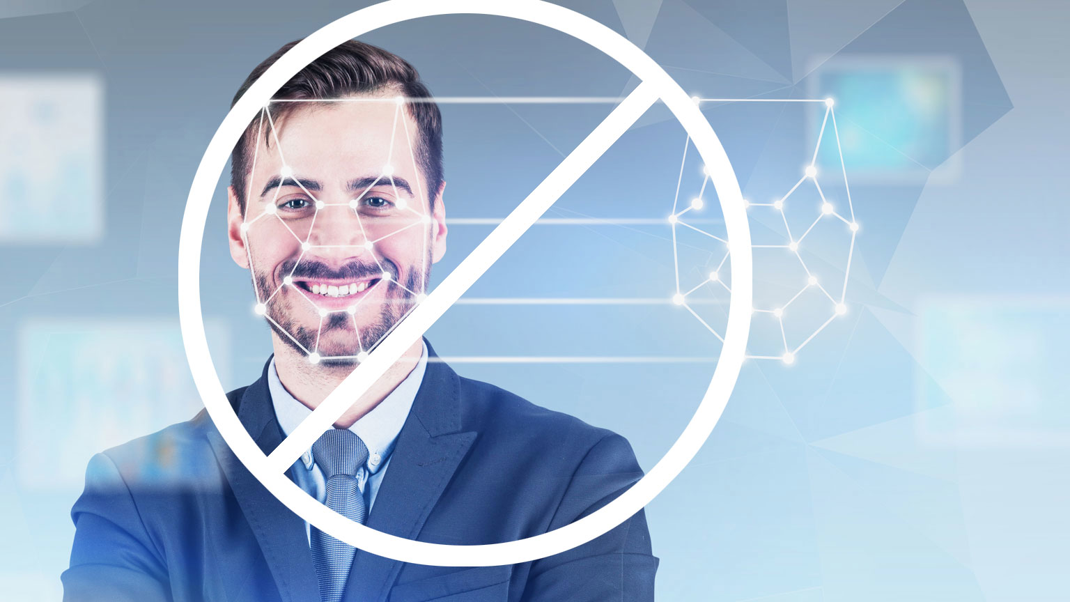 No facial recogniton