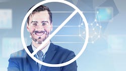 No facial recogniton No facial recogniton