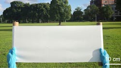 Photo of the fabricated Bio-RC film Photo of the fabricated Bio-RC film