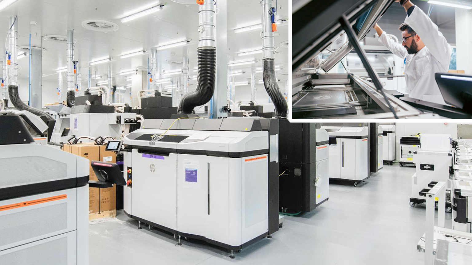 HP Jet Fusion 5200 3D printers