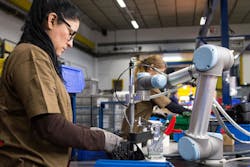 Adding cobots to a production line has long helped many UR customers address labor shortages. Adding cobots to a production line has long helped many UR customers address labor shortages.