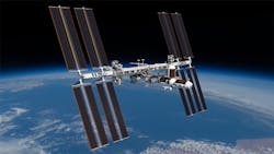 This image shows three of the Axiom modules attached to the ISS. This image shows three of the Axiom modules attached to the ISS.