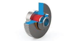 Friction type torque limiter. Friction type torque limiter.