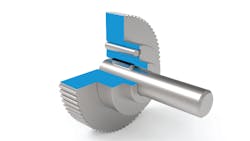 Shear pin type torque limiter. Shear pin type torque limiter.