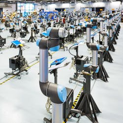 Collaborative robot production floor