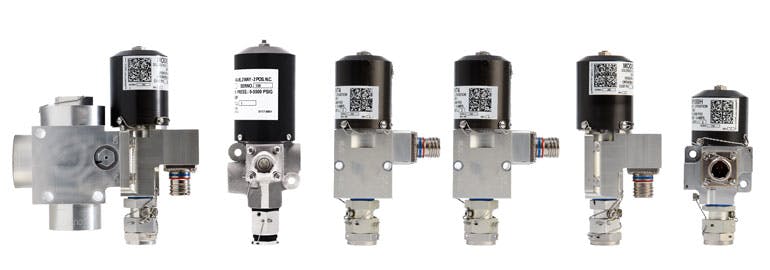 Marotta CoRe Flow Controls Series: Commercially available and reusable solenoid valves.