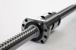 Thomson ball screws are available in lengths of up to eight meters, diameters of 3.15 in. or more and pitch up to 0.98 &times; 1.98 in., making it the ideal ball screw for applications such as fiber-optic filament production, which require slow, steady movement.