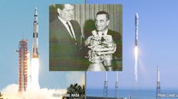 Apollo 16 launch and Pat Marotta
