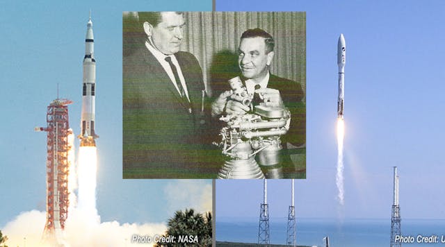 Apollo 16 launch and Pat Marotta