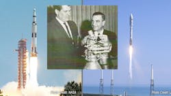 Apollo 16 launch and Pat Marotta Apollo 16 launch and Pat Marotta