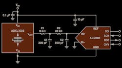 Example of a vibration measurement circuit Example of a vibration measurement circuit