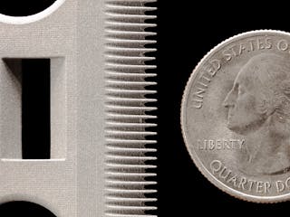 A clipper blade produced on Desktop Metal&rsquo;s Shop System.