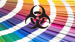 Biohazard symbol on spectrum