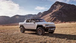 The 2022 GMC HUMMER EV is the first full-electric vehicle in GMC&rsquo;s portfolio and will get its energy from GM&rsquo;s Ultium batteries.