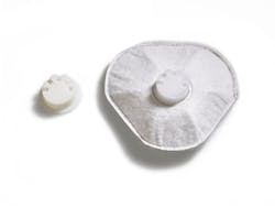 Sonically welded PPE filter prototype printed on an Arburg freeformer. Sonically welded PPE filter prototype printed on an Arburg freeformer.