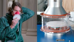 Matt Carney and filtration testing Matt Carney and filtration testing