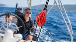 3D-printed sailing pulley 3D-printed sailing pulley