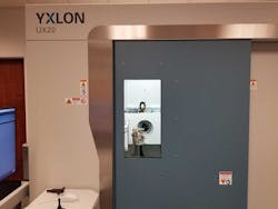 A carburetor is CT scanned in Yxlon's UX20 X-ray and CT inspection system. A carburetor is CT scanned in Yxlon's UX20 X-ray and CT inspection system.
