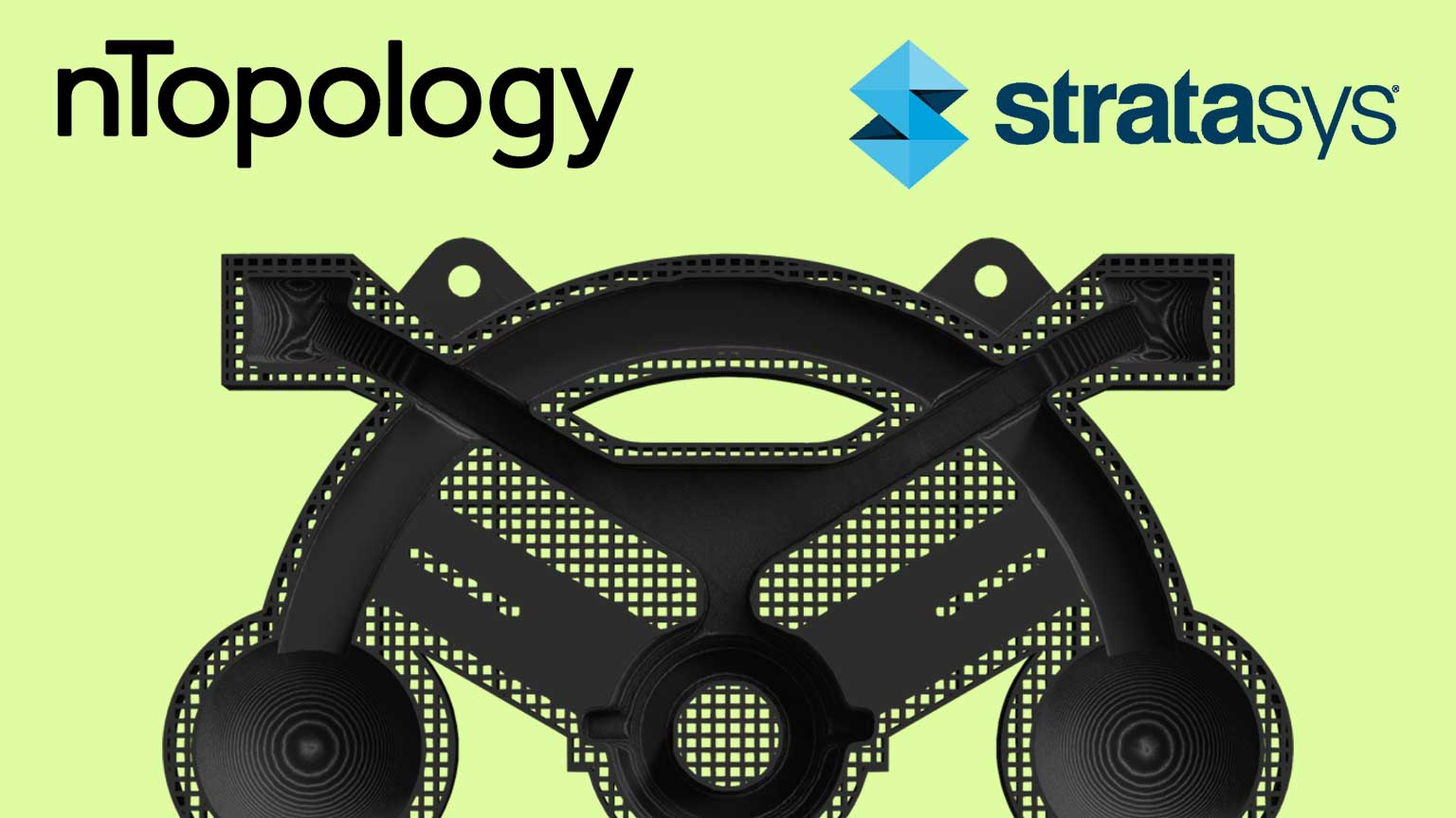 nTopology and Stratasys logos