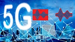 5G and envelope tracking waveform collage 5G and envelope tracking waveform collage