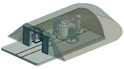 Design concept of BWXT Advanced Nuclear Reactor. Design concept of BWXT Advanced Nuclear Reactor.