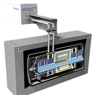 Design concept of Westinghouse eVinci microreactor.