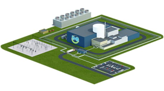 Design concept of Holtec SMR-160 nuclear power plant.