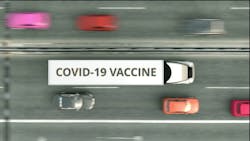 COVID truck COVID truck