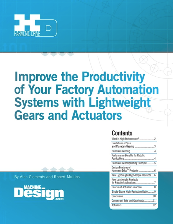 Harmonic Drive eBook | June 2013 cover image