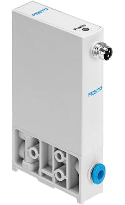 The Pedia Roid’s smooth, lifelike movements are produced using Festo proportional pressure regulators VEAA and VEAB. The Pedia Roid’s smooth, lifelike movements are produced using Festo proportional pressure regulators VEAA and VEAB.
