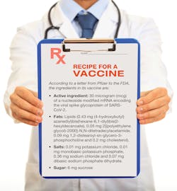 Recipe for a vaccine Recipe for a vaccine