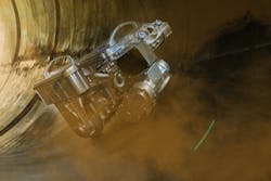 The Sarcos snake-shaped Guardian S remote visual inspection and surveillance robot is protected by HZO Parylene coating. The Sarcos snake-shaped Guardian S remote visual inspection and surveillance robot is protected by HZO Parylene coating.