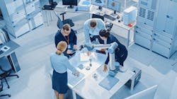 Engineers collaborating Engineers collaborating