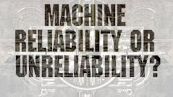 Machine reliability or unreliability? Machine reliability or unreliability?