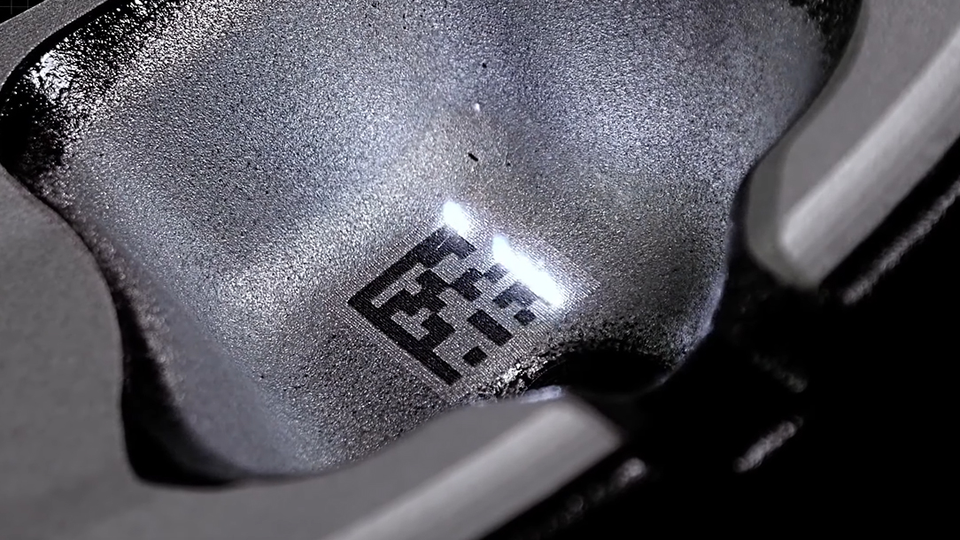 Laser etching with fiber laser