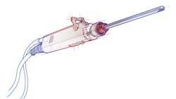 Rendering of a surgical shaver Rendering of a surgical shaver