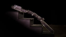 Sarcos snake-shaped Guardian S can inch up and down stairs to inspect unsafe and hard-to-reach areas. Sarcos snake-shaped Guardian S can inch up and down stairs to inspect unsafe and hard-to-reach areas.