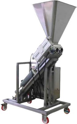 Hygienic electric actuators in this filling machine help make it accurate in dispensing product and easy to adjust in case of product changeovers.