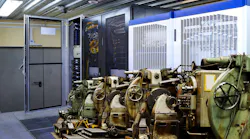 Old and new industrial equipment